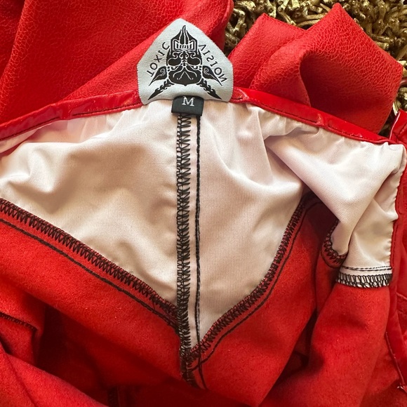 Toxic Vision El Diablo red catsuit size M - Picture 7 of 7